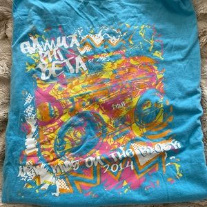 University of Alabama Gamma Phi 2014 New kids on the block t shirt